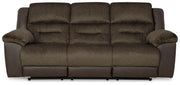 Dorman Chocolate Reclining Sofa - 9460888