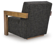 Dorney Charcoal/Brown Accent Chair - A3000799
