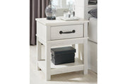 Dorrinson White Nightstand - Gate FurnitureNightstand