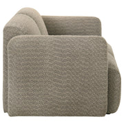 Dorset 2-piece Upholstered Round Track Arm Sofa Set Brown - 509814-S2