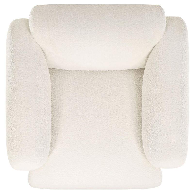 Dorset 3-piece Upholstered Round Track Arm Sofa Set White - 509811-S3