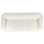 Dorset 3-piece Upholstered Round Track Arm Sofa Set White - 509811-S3