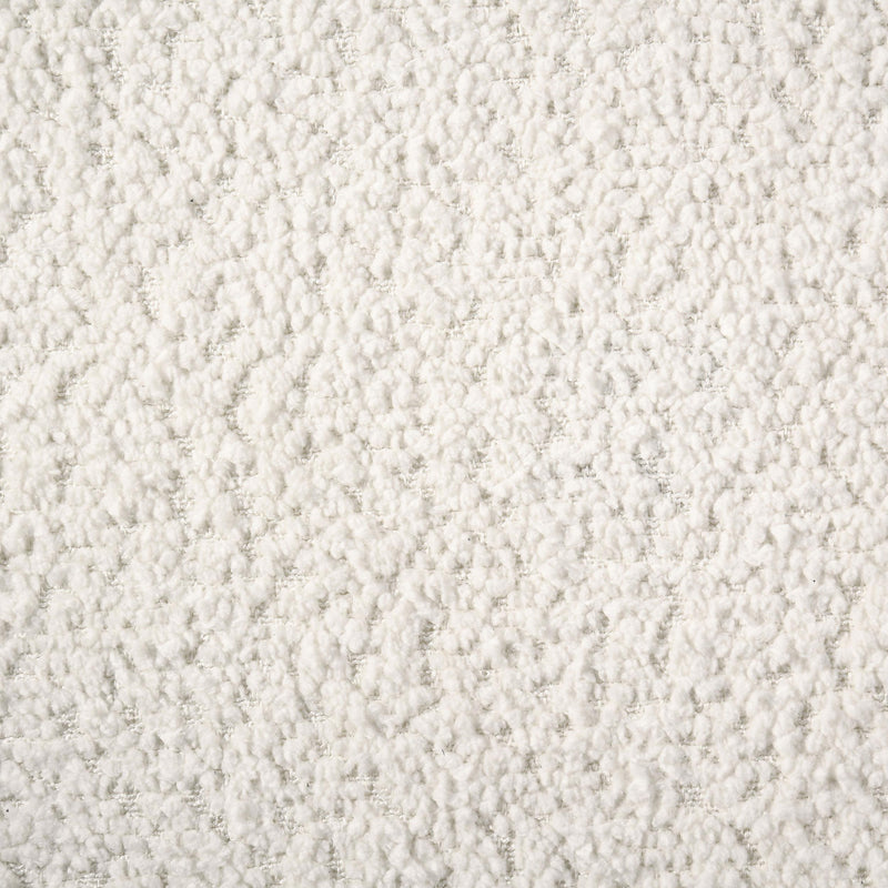 Dorset Fabric Upholstered Round Track Arm Accent Chair White - 509813