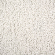 Dorset Fabric Upholstered Round Track Arm Loveseat White - 509812