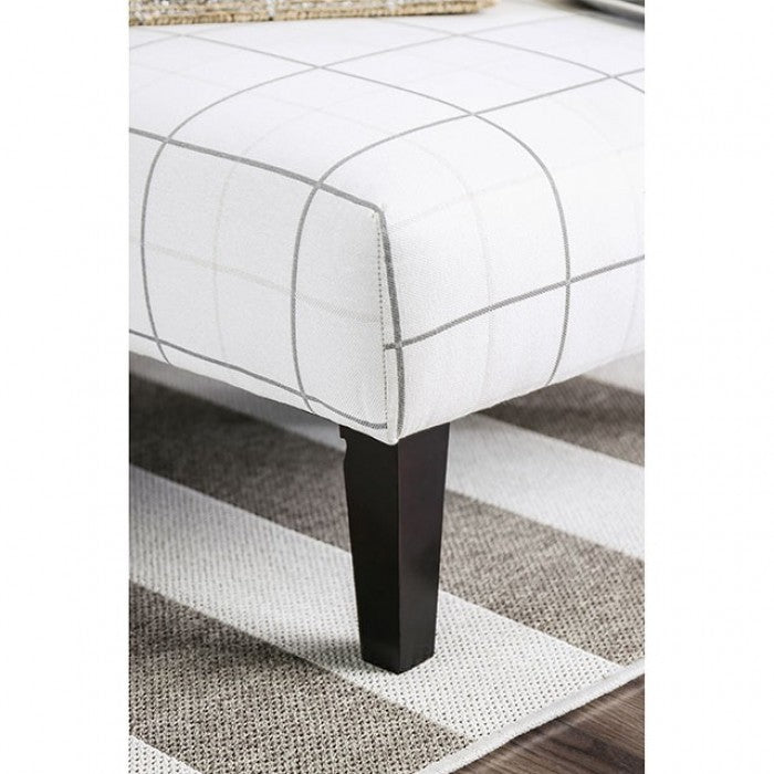 Dorset Ivory/Pattern Ottoman - SM8564-OT
