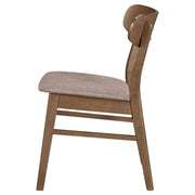 Dortch Dining Side Chair Walnut and Brown (Set of 2) - 108462