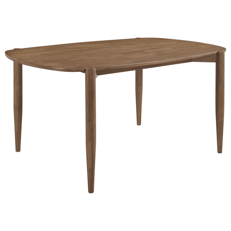 Dortch Oval 63-inch Solid Wood Dining Table Walnut - 108461