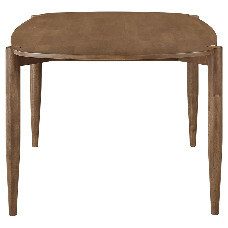 Dortch Oval 63-inch Solid Wood Dining Table Walnut - 108461