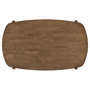 Dortch Oval 63-inch Solid Wood Dining Table Walnut - 108461
