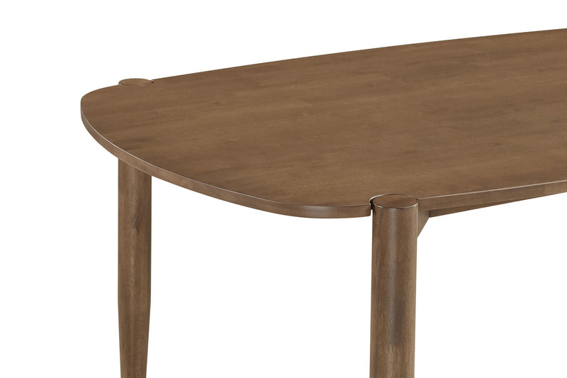 Dortch Oval 63-inch Solid Wood Dining Table Walnut - 108461