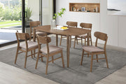 Dortch Oval 63-inch Solid Wood Dining Table Walnut - 108461