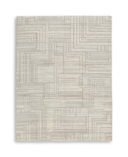 Dorwick Gray/Ivory Washable Large Rug - R408581