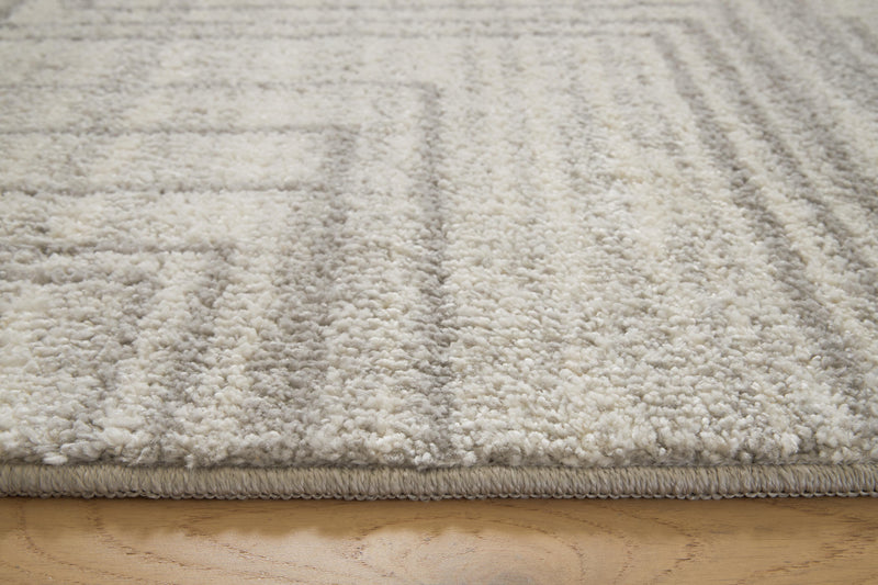 Dorwick Gray/Ivory Washable Medium Rug - R408582