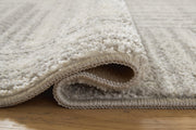 Dorwick Gray/Ivory Washable Medium Rug - R408582
