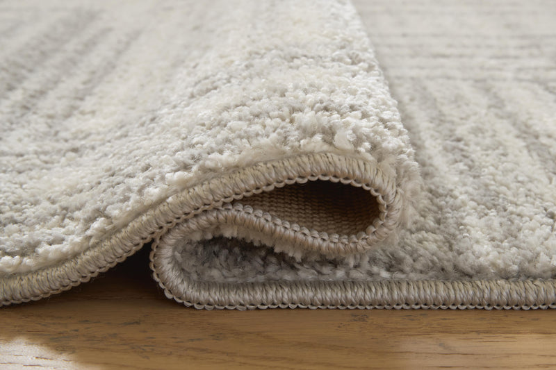 Dorwick Gray/Ivory Washable Medium Rug - R408582