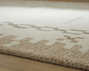 Dot Cream/Brown/Taupe 5' x 7' Area Rug - R407652