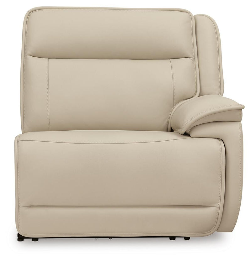 Double Deal Almond 4-Piece Reclining Sectional - U13001S6