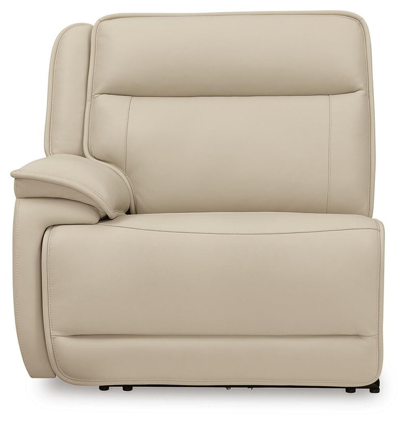 Double Deal Almond 4-Piece Reclining Sectional - U13001S6