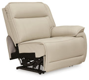 Double Deal Almond 4-Piece Reclining Sectional - U13001S6