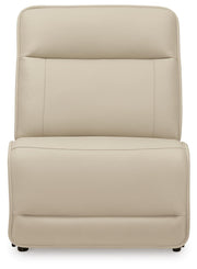 Double Deal Almond 5-Piece Reclining Sectional with Console - U13001S8