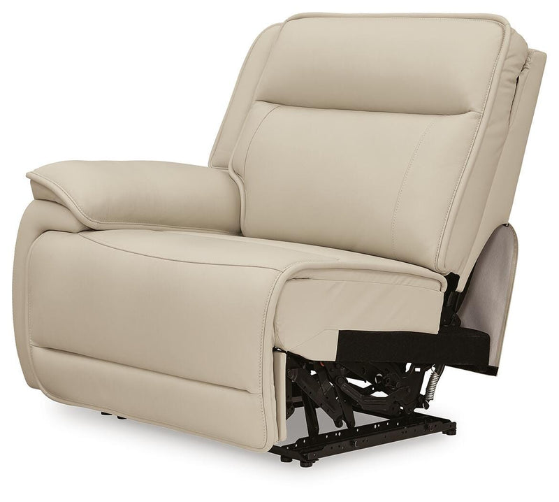 Double Deal Almond 5-Piece Reclining Sectional with Console - U13001S8