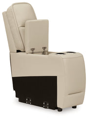 Double Deal Almond Console with Storage - U1300157