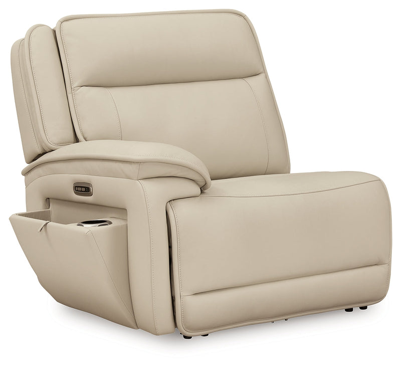 Double Deal Almond Left-Arm Facing Power Recliner - U1300158