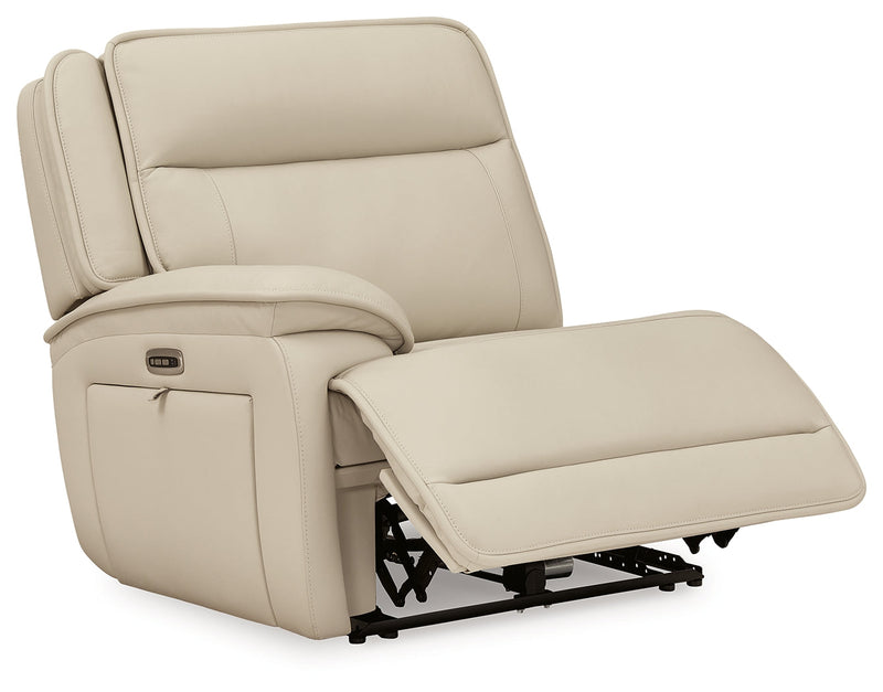 Double Deal Almond Left-Arm Facing Power Recliner - U1300158