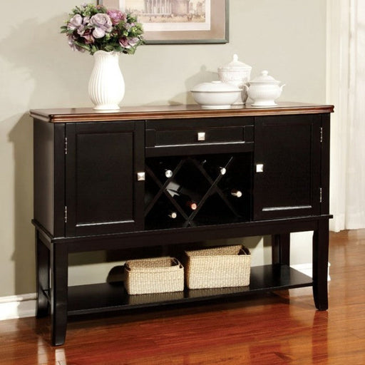 Dover Black/Cherry Server - CM3326BC-SV