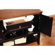 Dover Black/Cherry Server - CM3326BC-SV