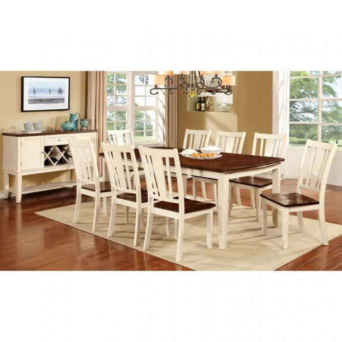 Dover Vintage White/Cherry Dining Table - CM3326WC-T