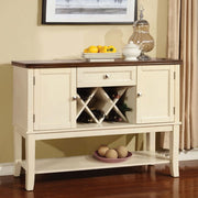 Dover Vintage White/Cherry Server - CM3326WC-SV