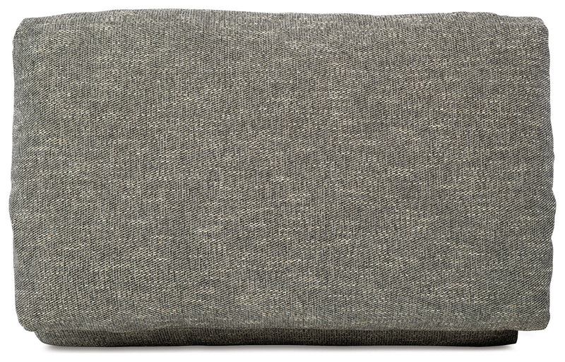 Dramatic Chair and Ottoman in Granite - PKG016064
