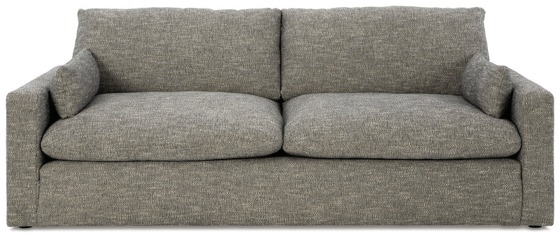 Dramatic Sofa, Loveseat, Chair and Ottoman in Granite - PKG016066