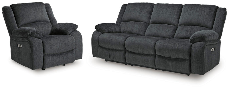 Draycoll Power Reclining Sofa and Power Recliner - 76504U11