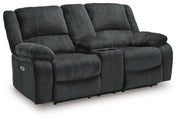Draycoll Slate Power Reclining Loveseat and Power Recliner - 76504U8
