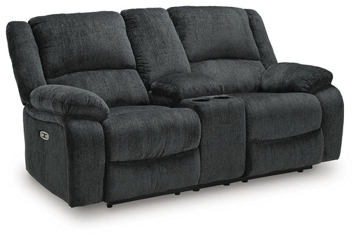 Draycoll Slate Power Reclining Loveseat and Power Recliner - 76504U8