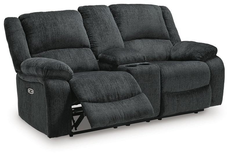 Draycoll Slate Power Reclining Loveseat and Power Recliner - 76504U8