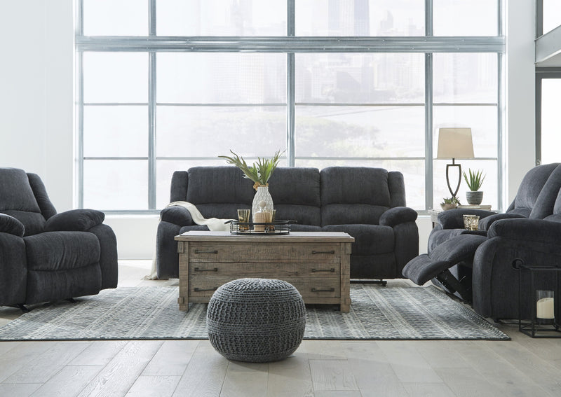 Draycoll Slate Reclining Living Room Set - Gate FurnitureLiving Room Set