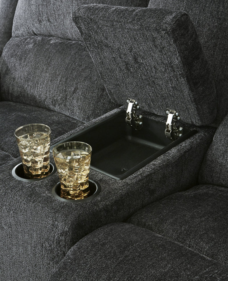 Draycoll Slate Reclining Living Room Set - Gate FurnitureLiving Room Set