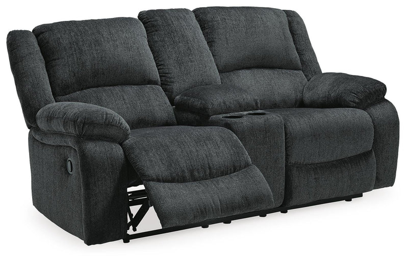 Draycoll Slate Reclining Loveseat and 2 Recliners - 76504U10
