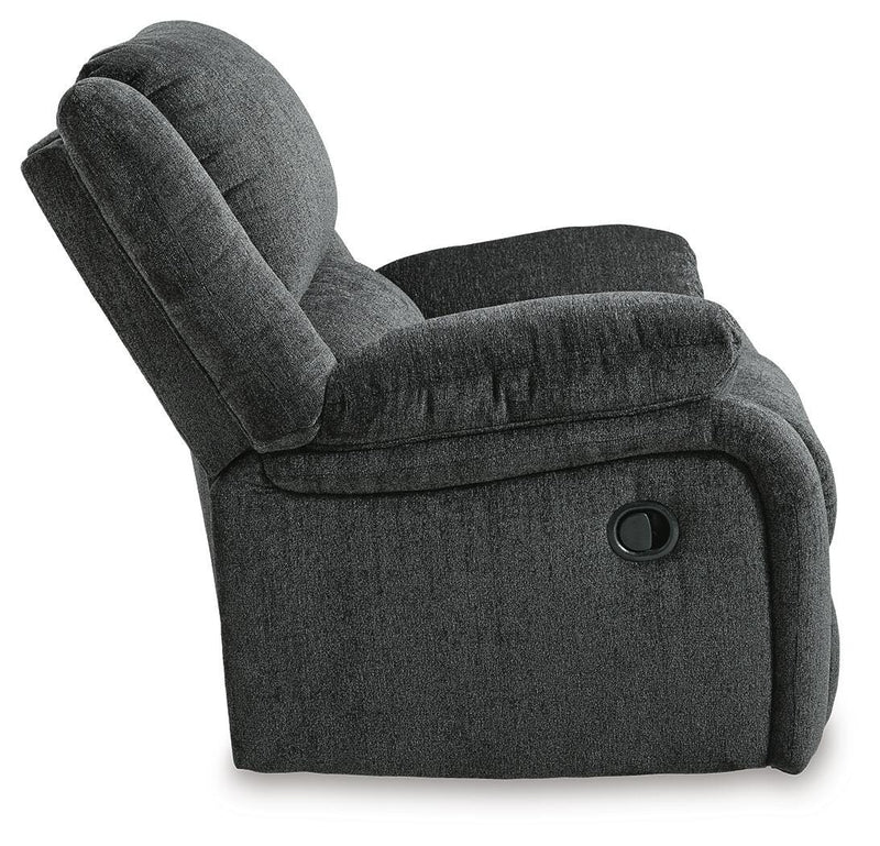 Draycoll Slate Reclining Loveseat with Console and Recliner - 76504U7