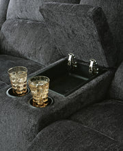 Draycoll Slate Reclining Loveseat with Console and Recliner - 76504U7