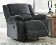 Draycoll Slate Reclining Loveseat with Console and Recliner - 76504U7