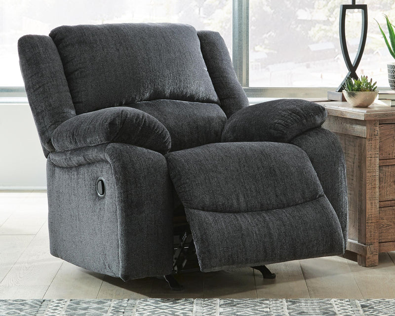 Draycoll Slate Reclining Loveseat with Console and Recliner - 76504U7