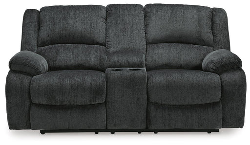 Draycoll Slate Reclining Loveseat with Console and Recliner - 76504U7