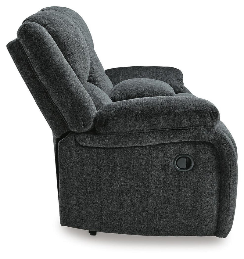 Draycoll Slate Reclining Loveseat with Console and Recliner - 76504U7