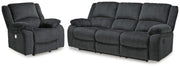 Draycoll Slate Reclining Sofa and Power Recliner - 76504U9