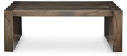 Dreggan Coffee Table with 1 End Table in Brown - PKG020845