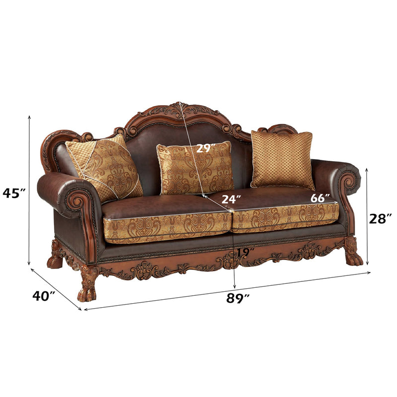 Dresden Sofa W/3 Pillows - 15160